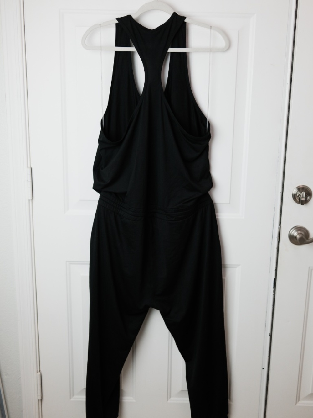 Vuori Womens XL Black Racerback Jumpsuit One Piece Lounge Athleisure - Picture 3 of 3
